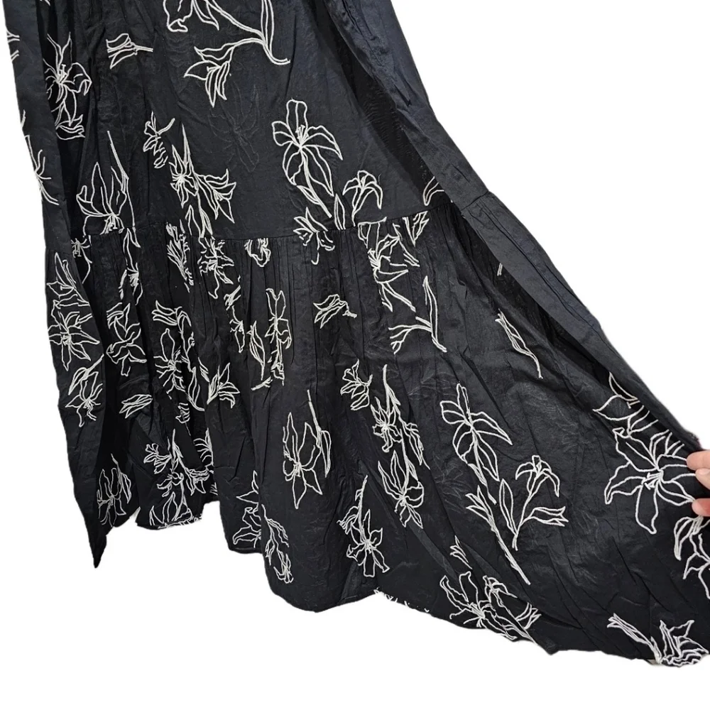 Tanya Taylor Leona Smocked Floral Midi-Dress NWT - Picture 7 of 12